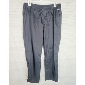 CABELA'S 4MOST REPEL NYLON PULL ON WATERPROOF PANTS IN BLACK, SZ LARGE